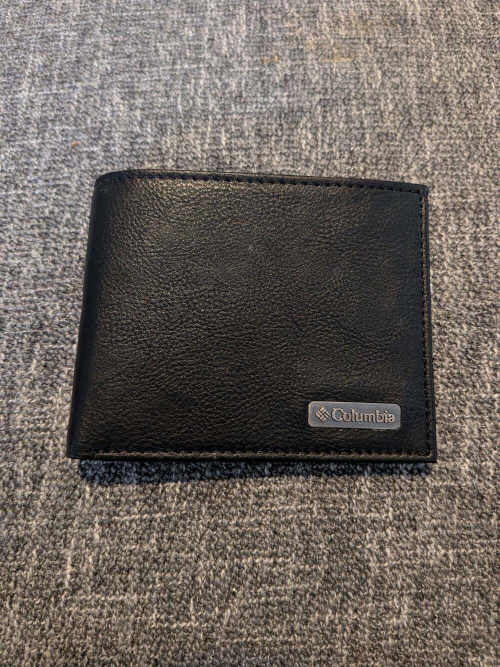 Columbia Slimfold Wallet Black Leather